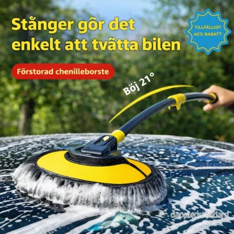 AquaSweep™ Tvättborste – Skinande Ren Bil Utan Repor - 40% RABATT