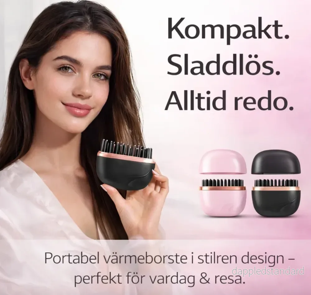 StyleGo™ Portabel Värmeborste – Kompakt & Sladdlös - Bild 2