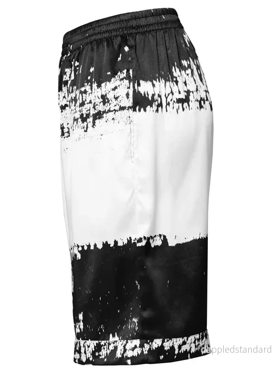 Monochrome Stripe Sidenshorts - Bild 3