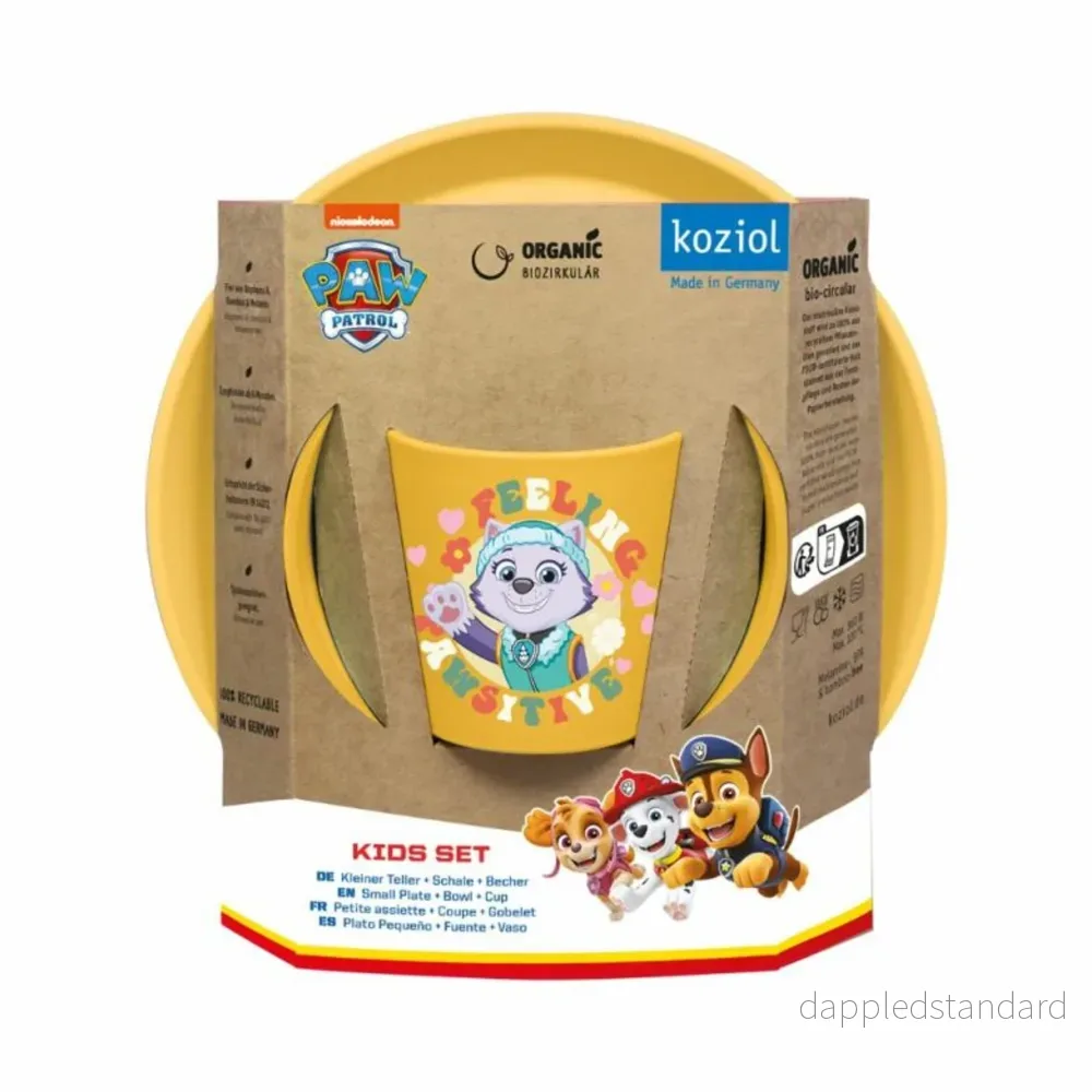 Kids Set Connect paw patrol barnservis 3 delar tallrik/skål/mugg Kids Set Connect paw patrol barnservis 3 delar tallrik/skål/mugg
