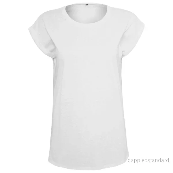 BUILD YOUR BRAND Women's organic extended shoulder tee BY138 - Bild 3