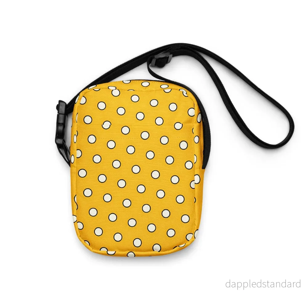 Crossbody Väska Piet Prickig gul - Bild 2