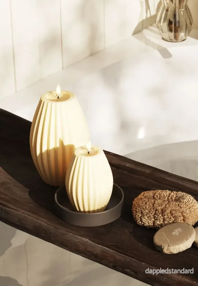 LED Ljus Stripe Cream 10x15 cm - Bild 2