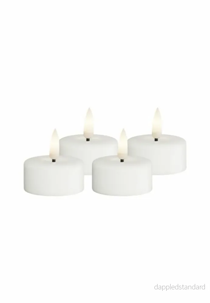 Värmeljus LED 4-Pack 3,5×4 cm