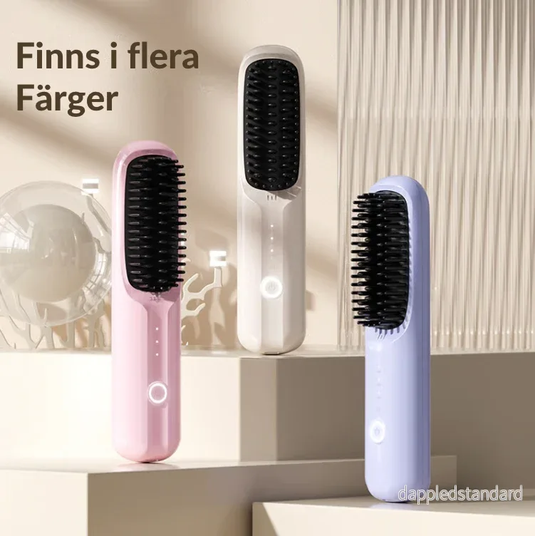 đ„50% rabattđ | GlamIonâą | USB trĂ„dlös hĂ„rplattĂ„ng med negativa joner