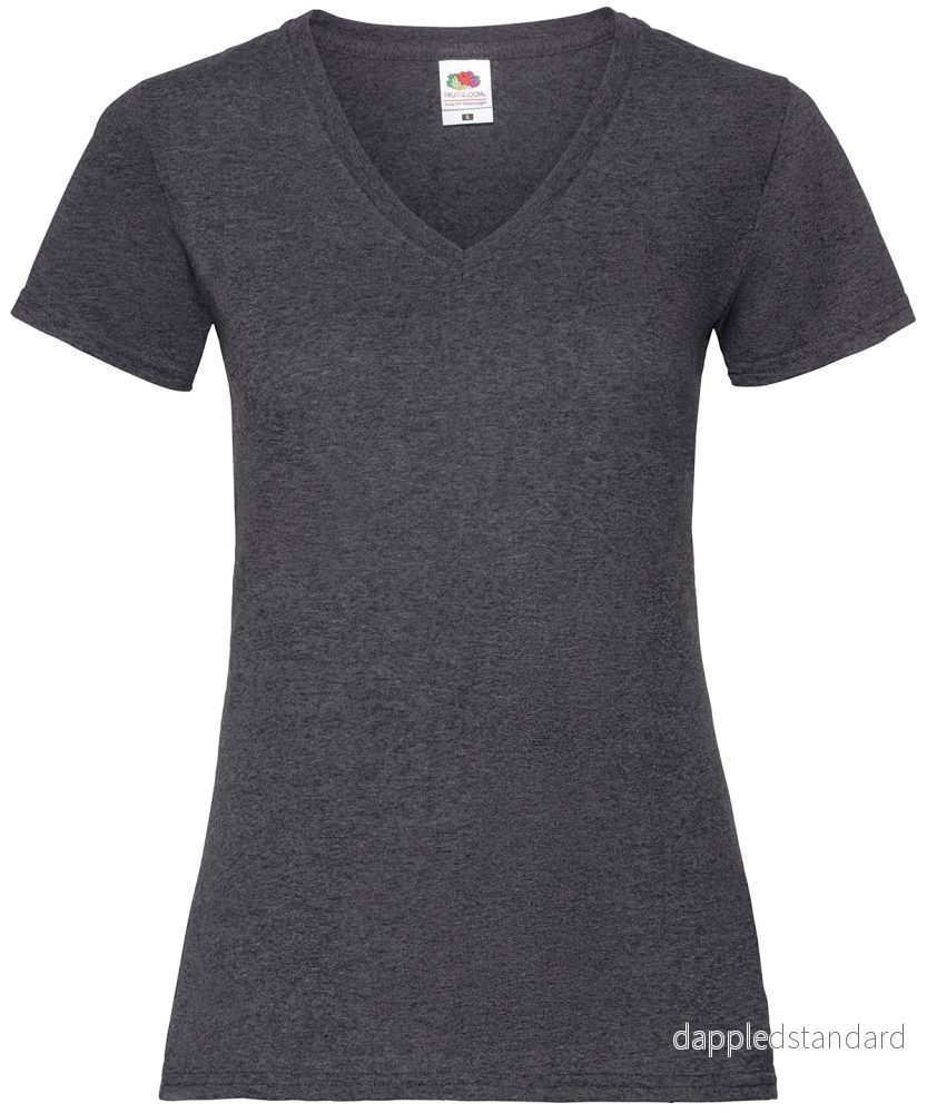 Valueweight V-ringad T-shirt -Dam - Bild 3