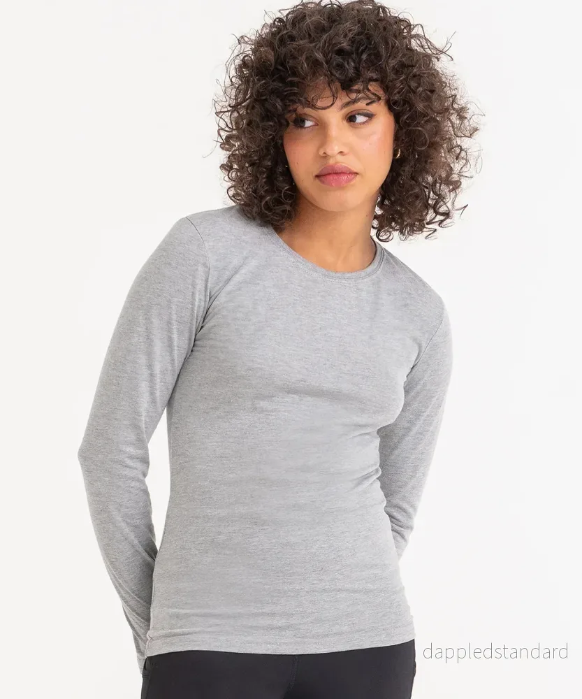 Ladies Long Sleeve Triblend T