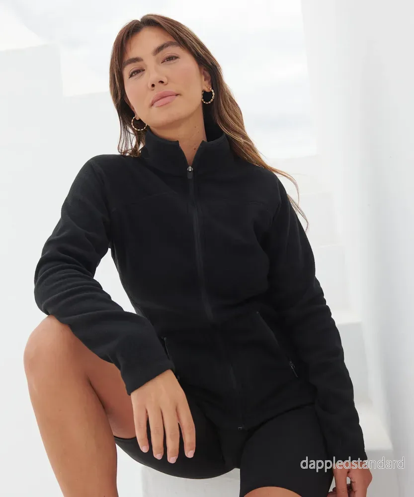 Jacka i microfleece