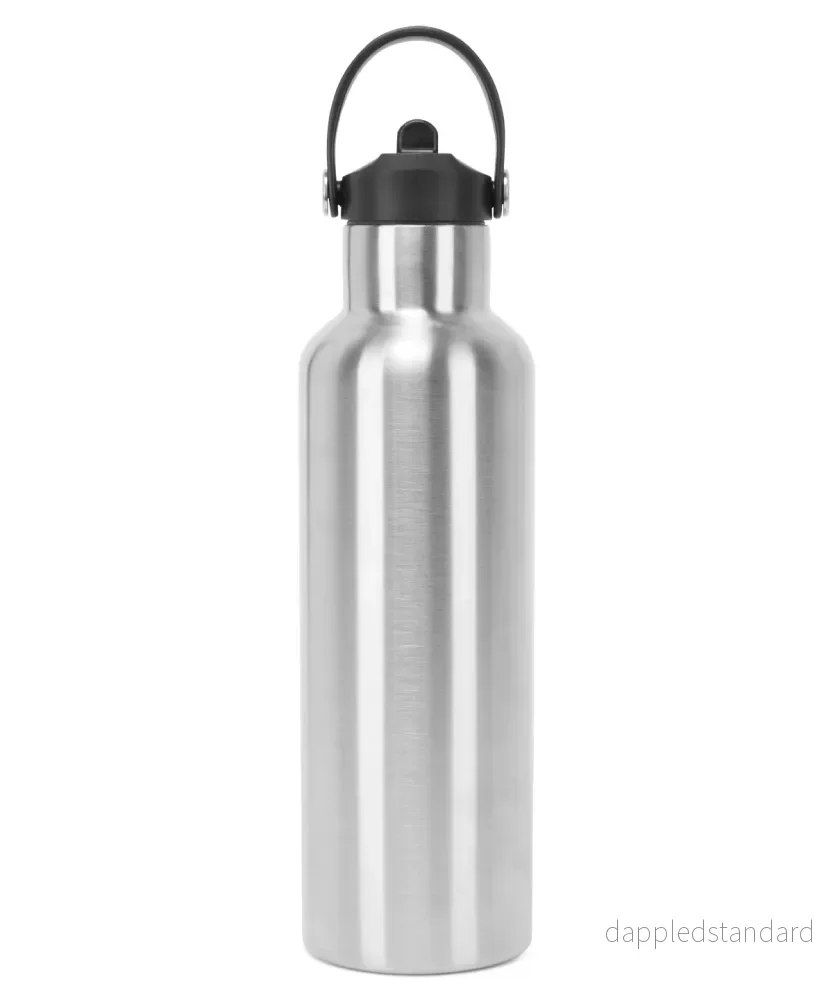 TriDri Vacuum sportvattenflaska med flip-up sugrör - Bild 3