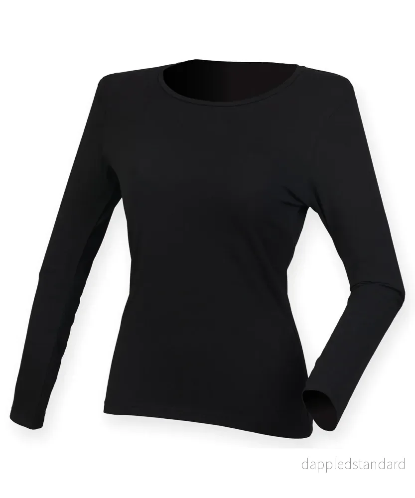 Långärmad Feel Good Stretch T-shirt – Dam - Bild 2