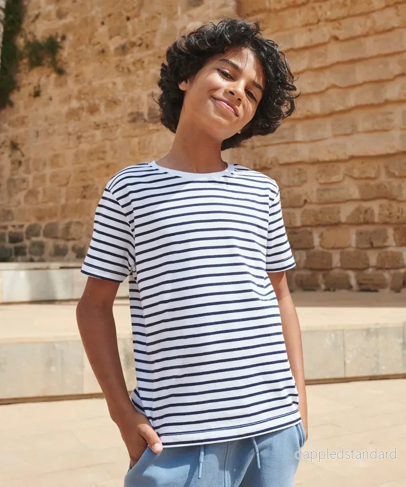 Barn randig T-shirt Barn randig T-shirt