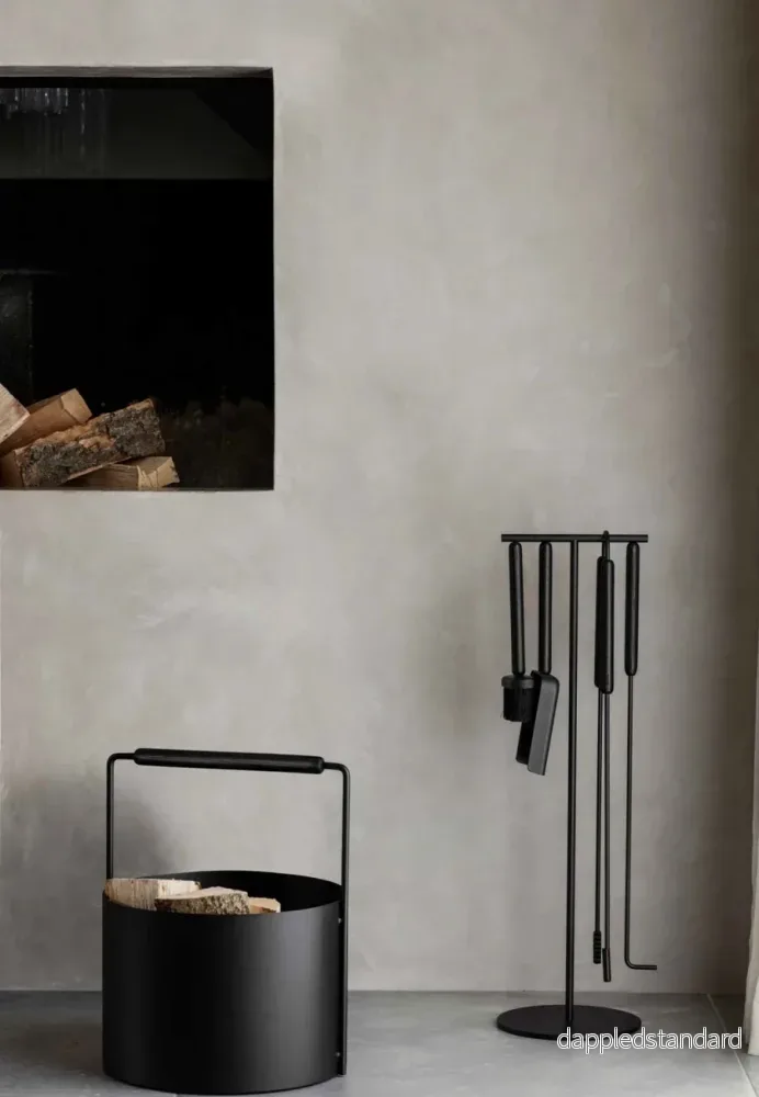 Ashi Kaminverktyg 75,5 cm Svart 5 Delar - Bild 2
