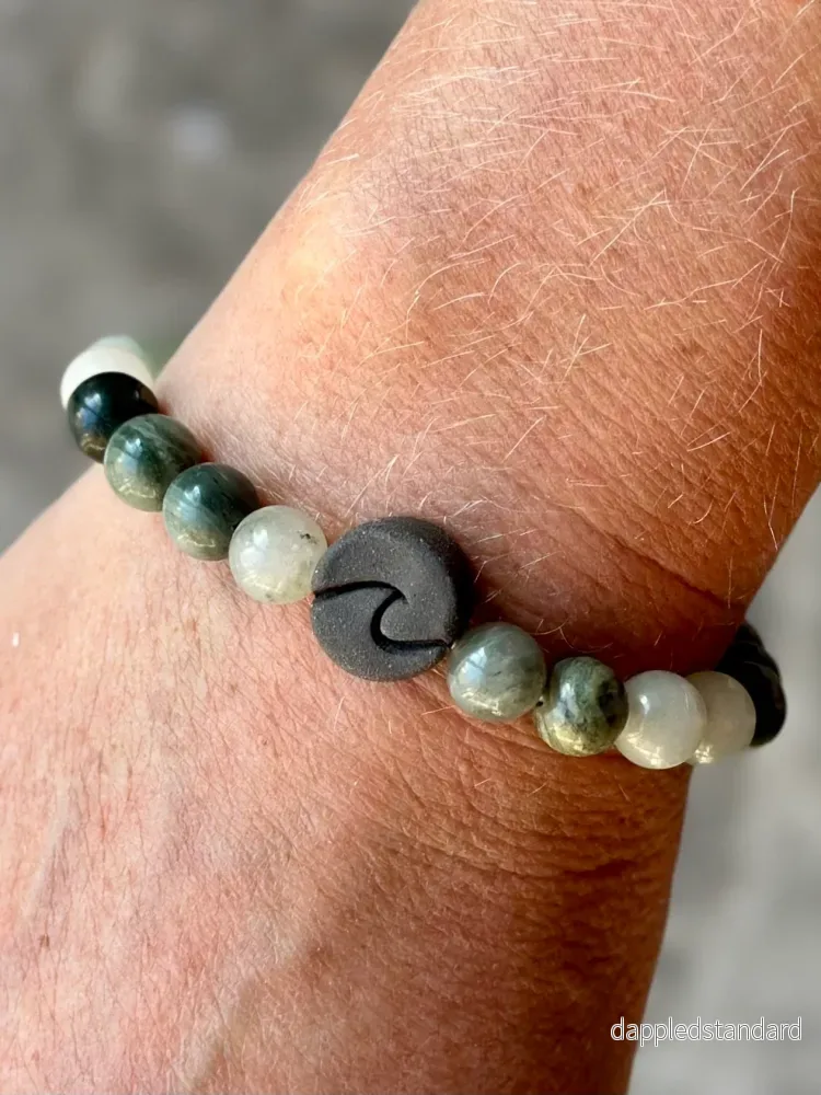 Armband Agat och keramik - Bild 3
