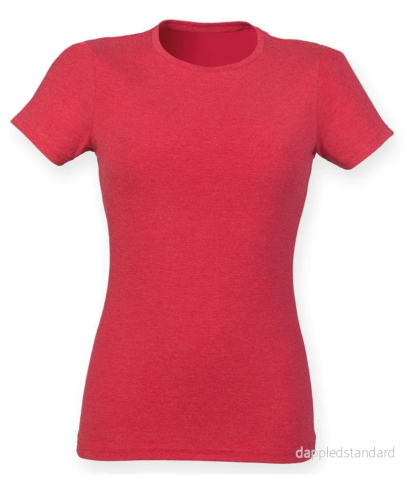 Triblend T-shirt – Dam - Bild 3