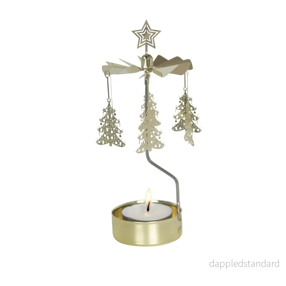Rotary Candle Holder Christmas Tree
