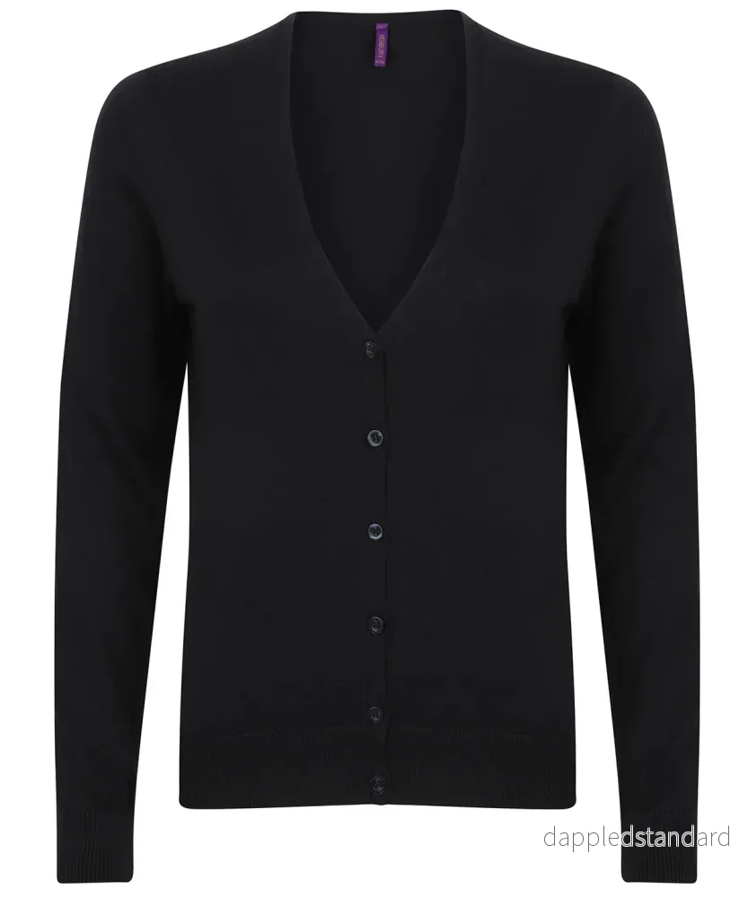 V-ringad cardigan för damer - Bild 3