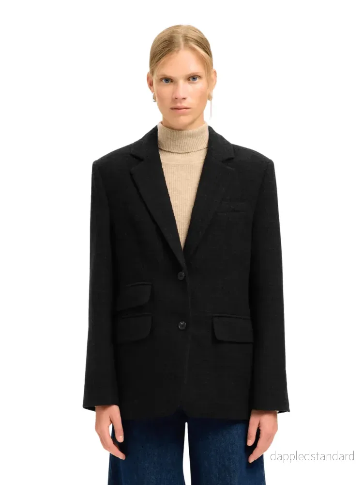 Selected Femme Sort Wilma Blazerjakke