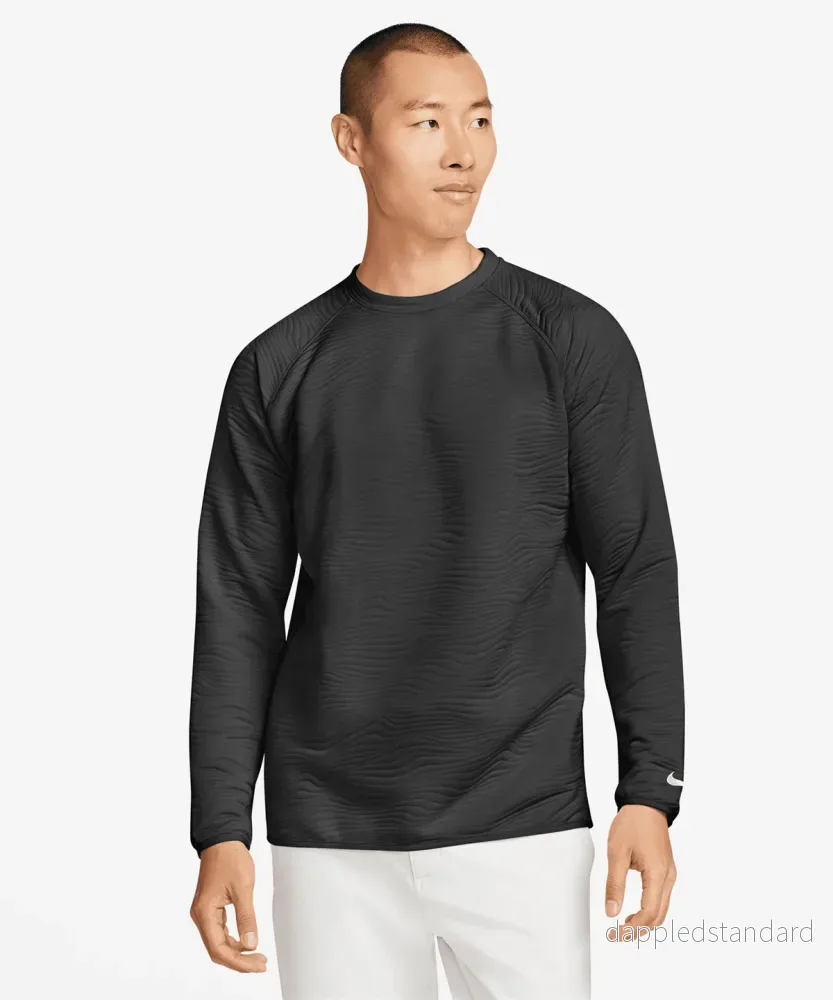 Nike Dri-FIT Tour crew quiltad topp Nike Dri-FIT Tour crew quiltad topp