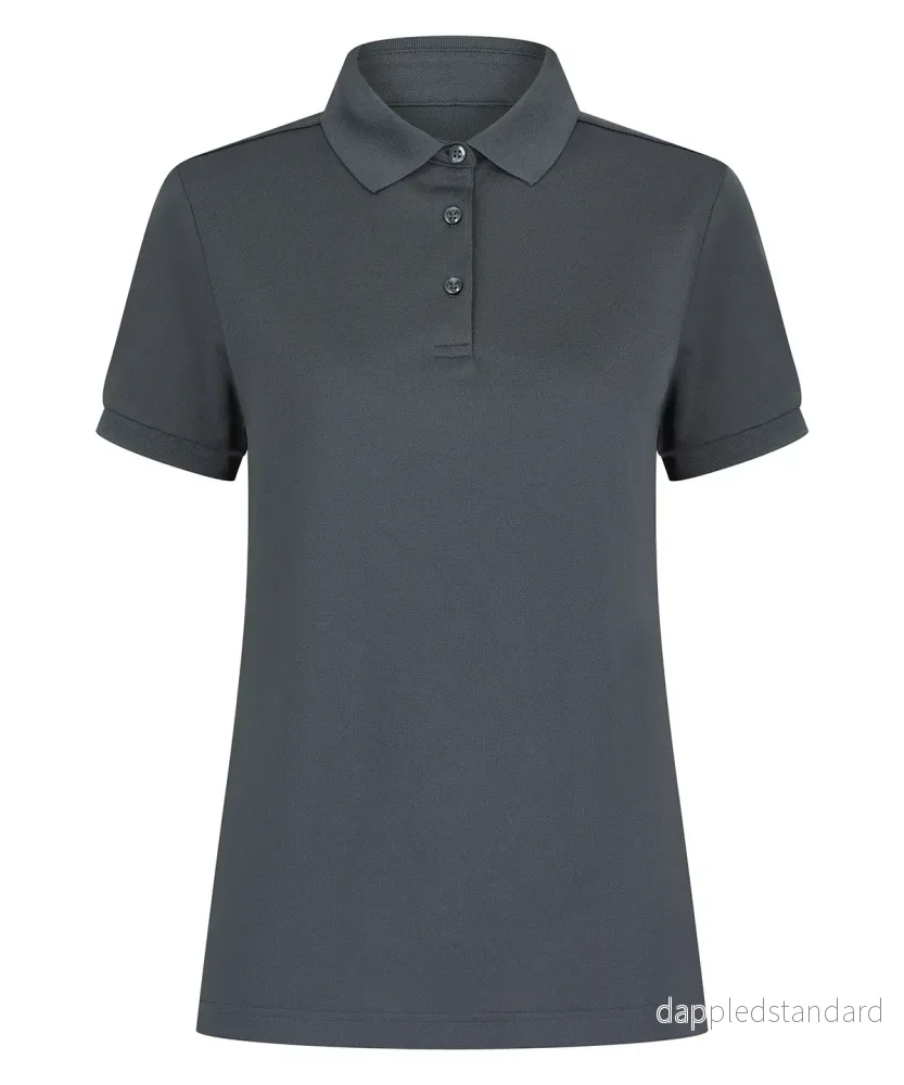 Recycled Polyester Polo - Dam - Bild 3
