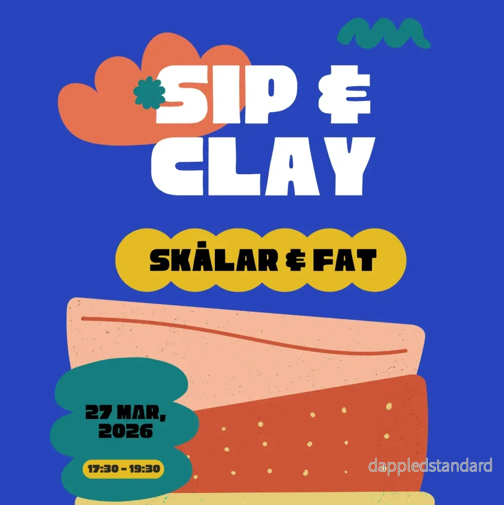 Sip & Clay – Skålar och fat 27 mars