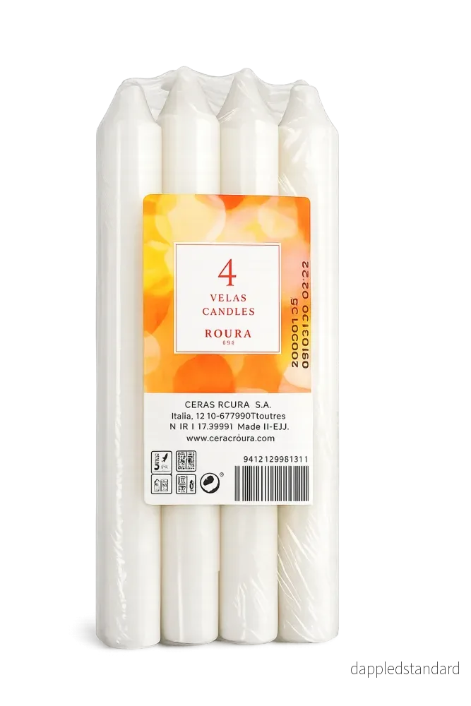 Kronljus Basic Cylindriska Ljus 170x20 mm 4-pack