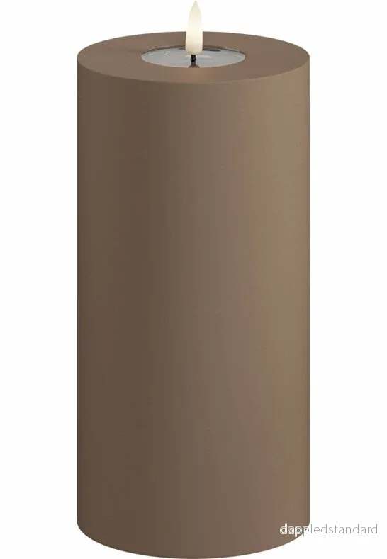 LED Blockljus Utomhus Mocca 10x20 cm