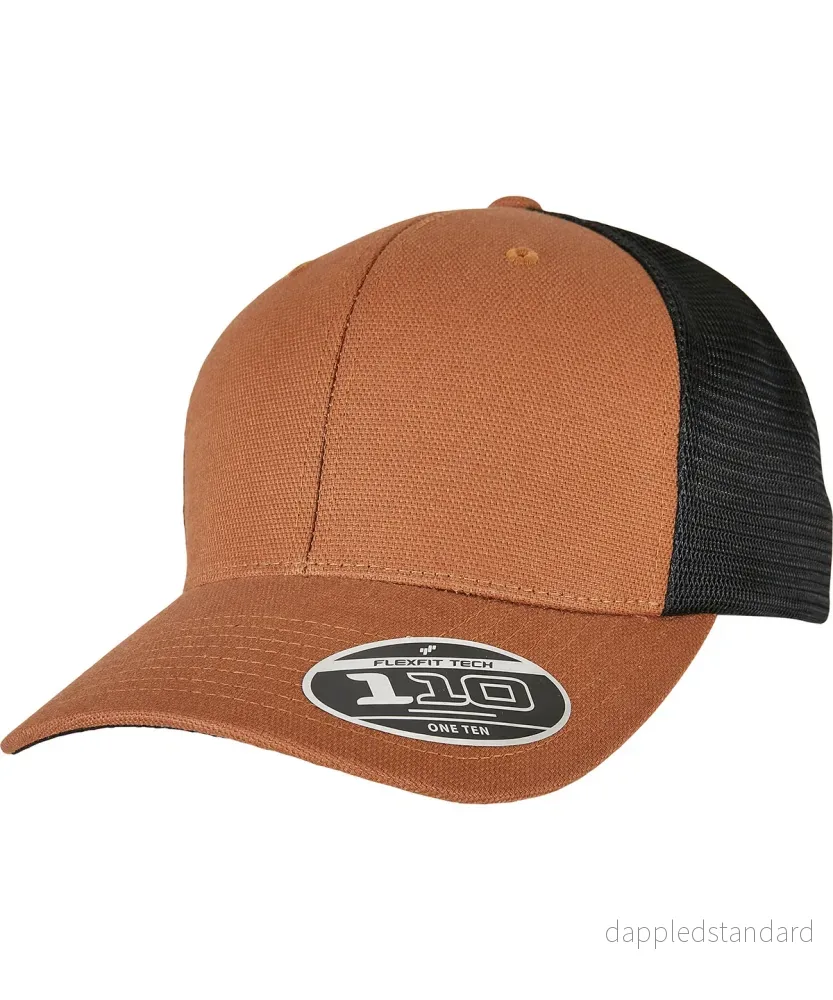 110 Trucker i strukturerad canvas