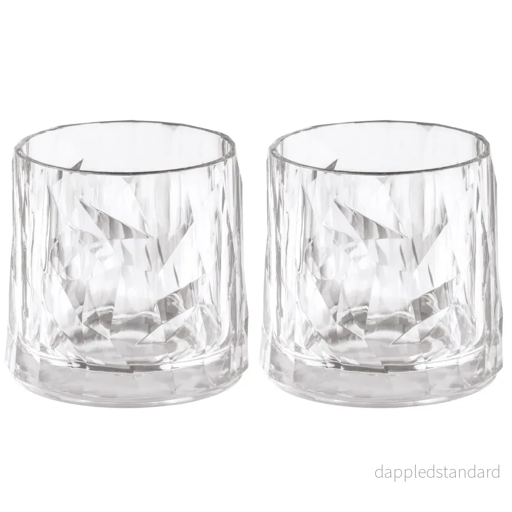 Tumblerglas Superglas club no.2 plast 25 cl crystal clear 2-pack