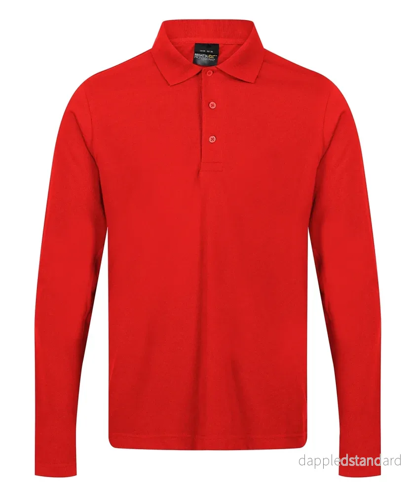Pro 65/35 Long Sleeve Polo - Herr - Bild 3