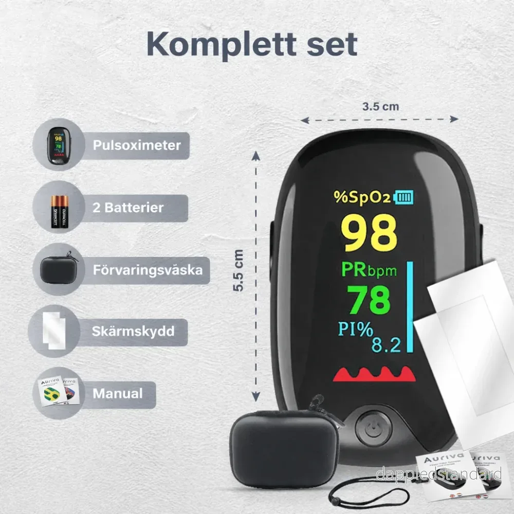 VitalSense™ – Mät Syrenivå & Puls på Sekunder - Bild 2