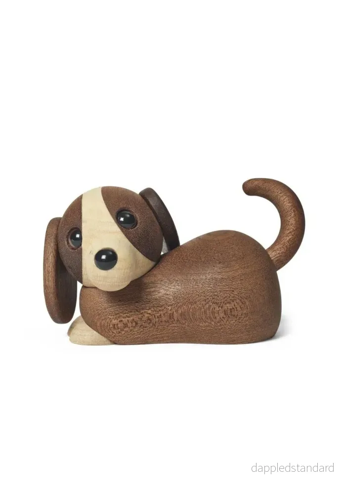 Dekoration Jojo Hundvalp Mahogny