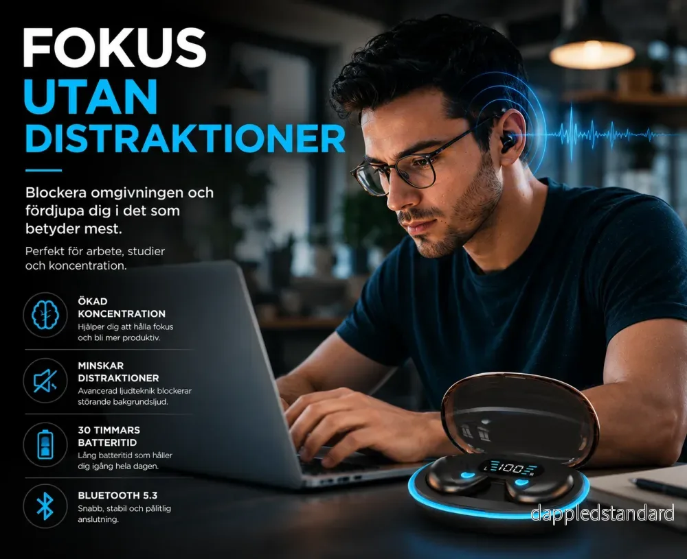 NoiseAway™ Ljuddämpande Öronproppar – För Sport, Fokus & Sömn - Bild 3