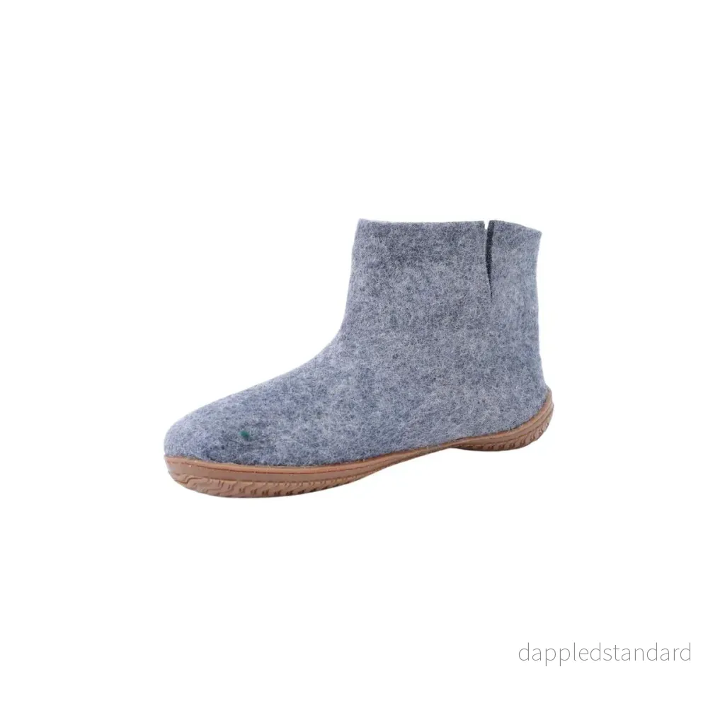 Ullstövlar (100% ren ull) - Modell Denim med gummisula - Bild 2
