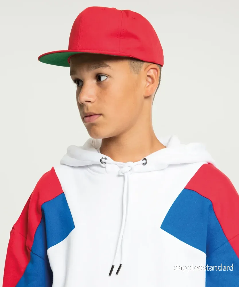 YP – Pro-style twill snapback keps för ungdomar