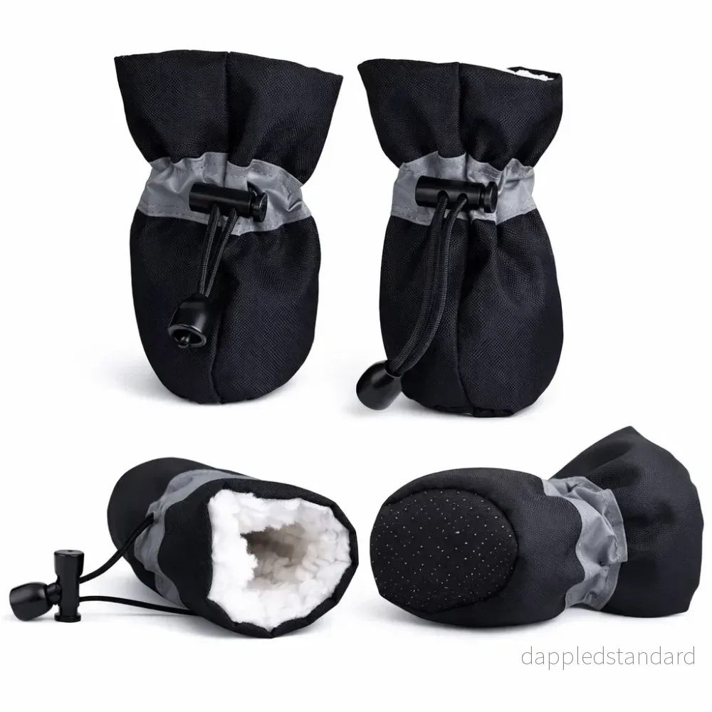 FrostPaw™ Vattentäta Hundstövlar – Skydd mot Snö & Vägsalt 1+1 GRATIS - Bild 3