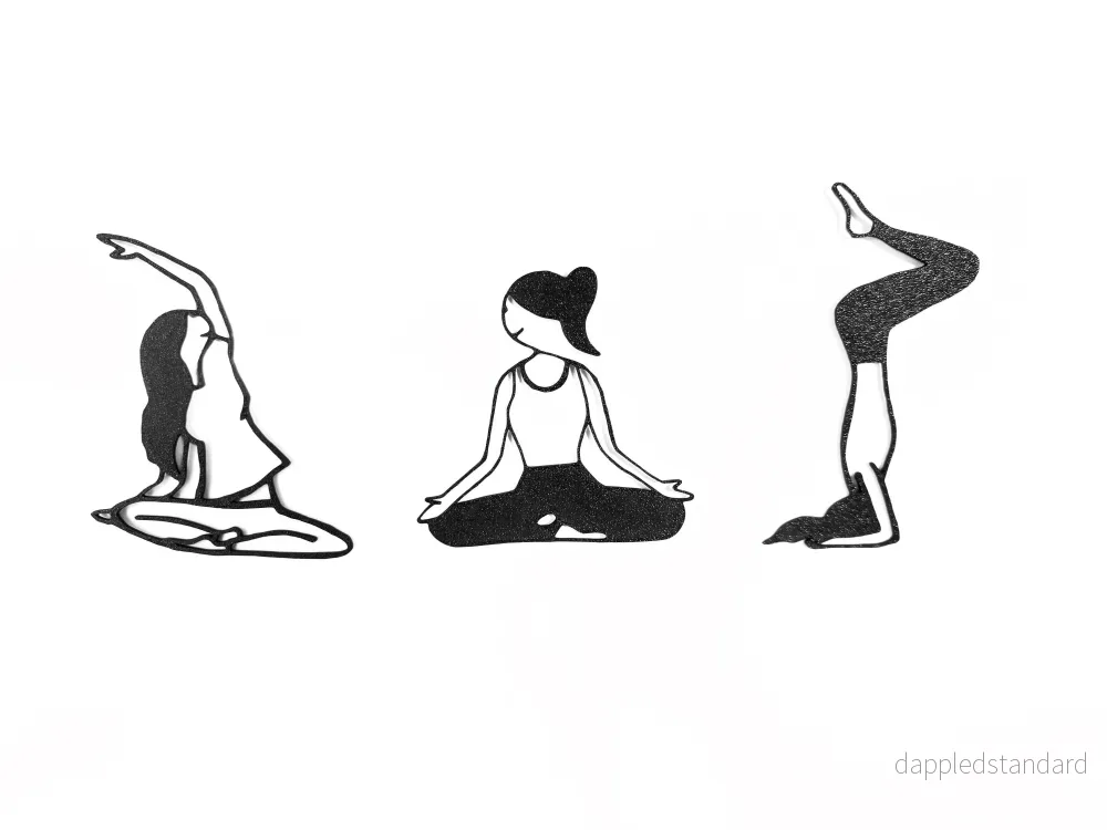 Väggdekoration - Yoga: Pantalon noir - Bild 3