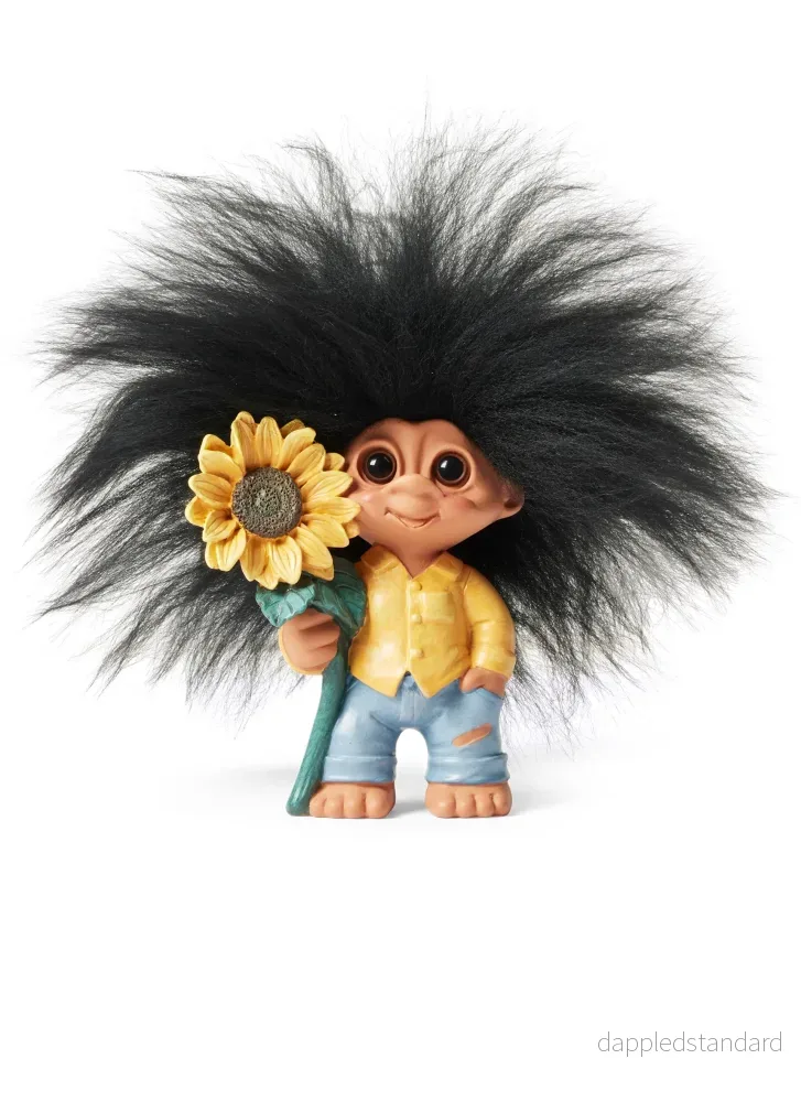Lyckotroll Solros 9 cm
