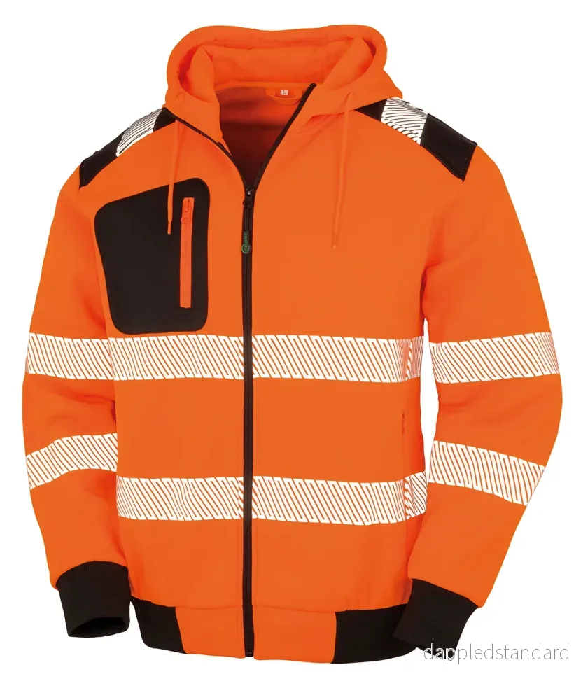 Result Genuine Recycled - Återvunnen Robust Säkerhetströja med Dragkedja - Bild 2