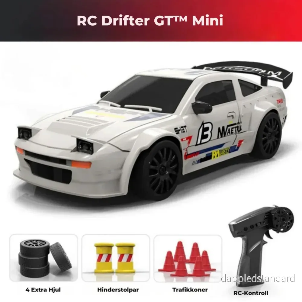 RC Drifter GT | 4WD Drift-RC-Bil, Snabbladdning & Action!