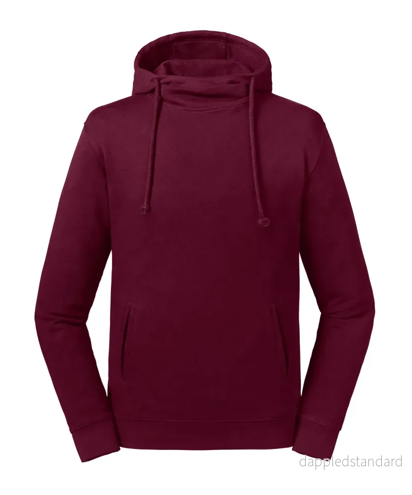 Russell Europe - Ren Ekologisk Hoodie med Hög Krage och Huva - Bild 3