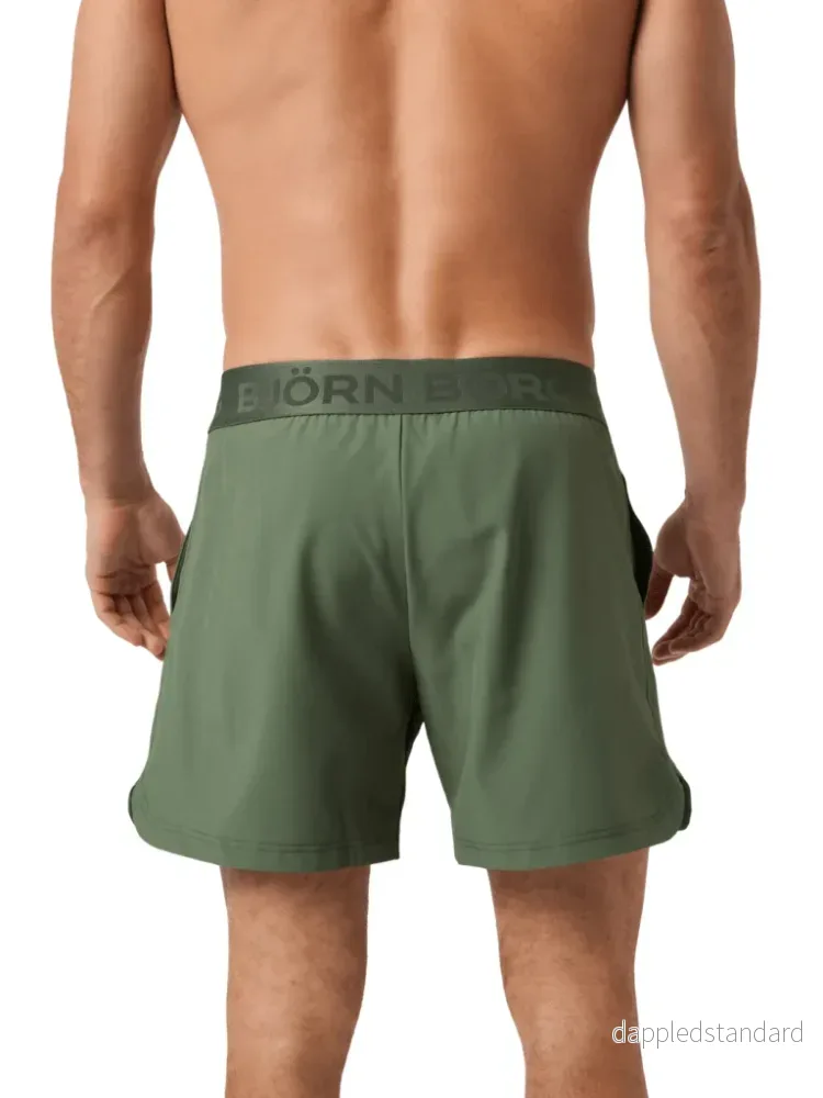 Björn Borg Armygrønne Korte Shorts - Bild 2