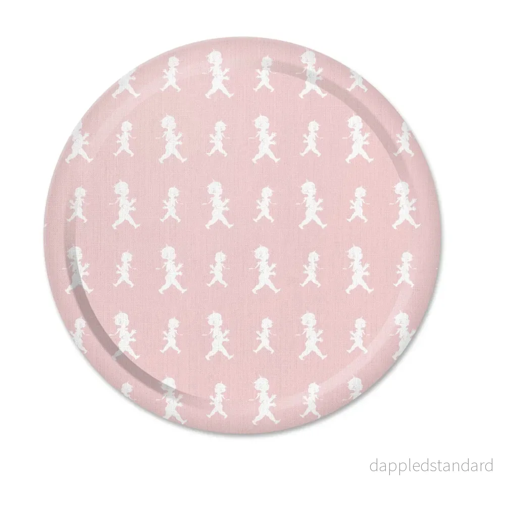 Round Tray – 38 cm – Pink Round Tray – 38 cm – Pink