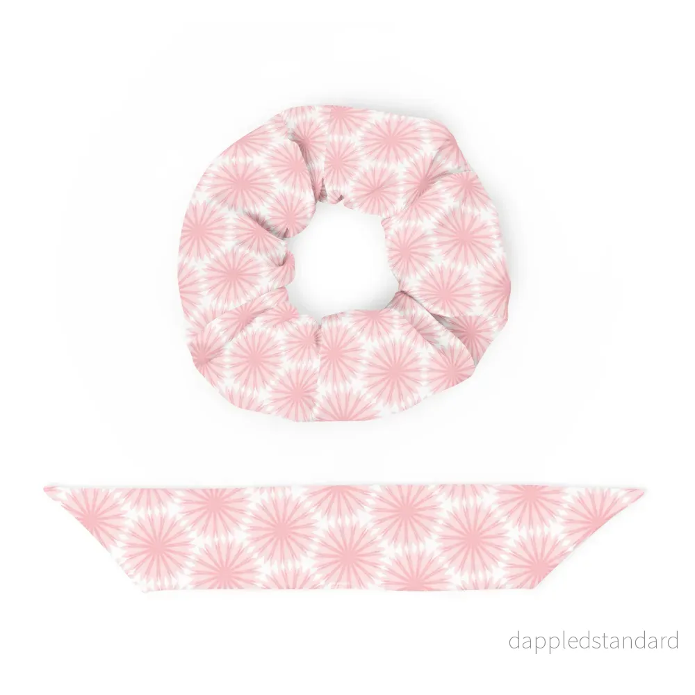 Scrunchie i återvunnet material Piff Flora - Bild 2