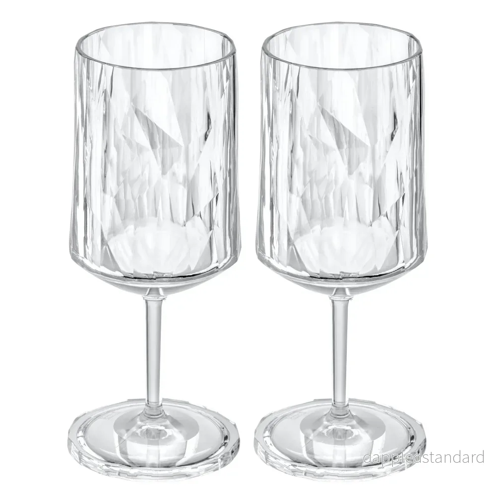 Vinglas Superglas club no.4 plast 30 cl crystal clear 2-pack