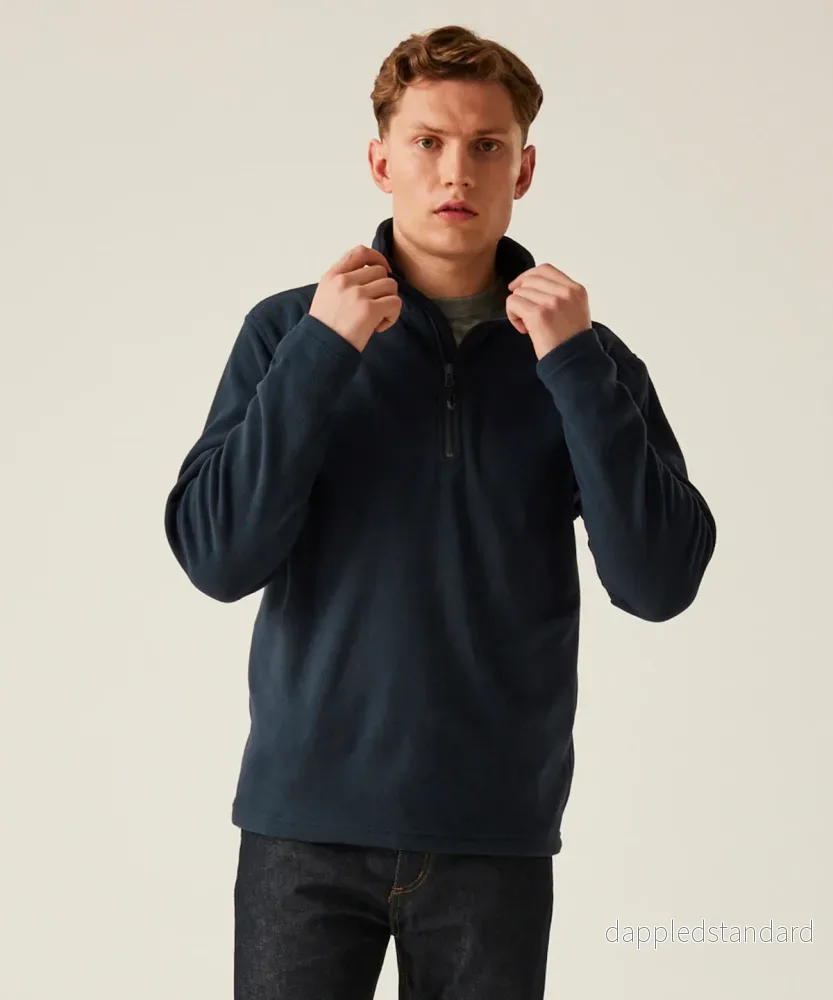 Ärligt tillverkad återvunnen fleece med halv dragkedja Ärligt tillverkad återvunnen fleece med halv dragkedja