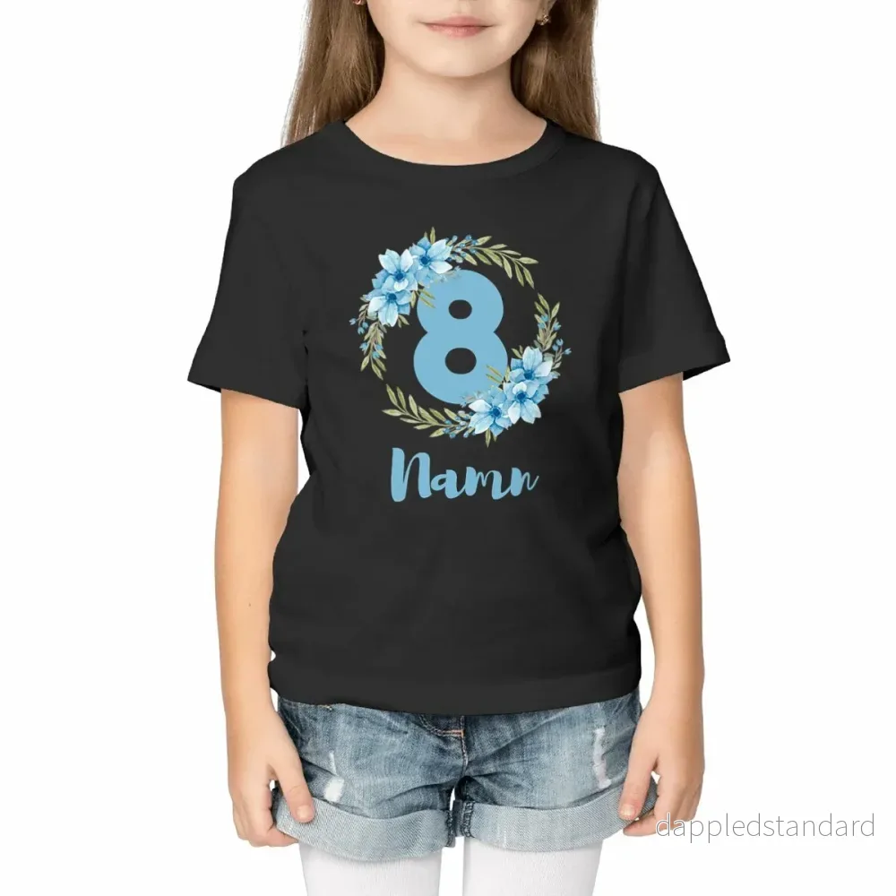 Flower Flow Blue | Ekologisk Tee
