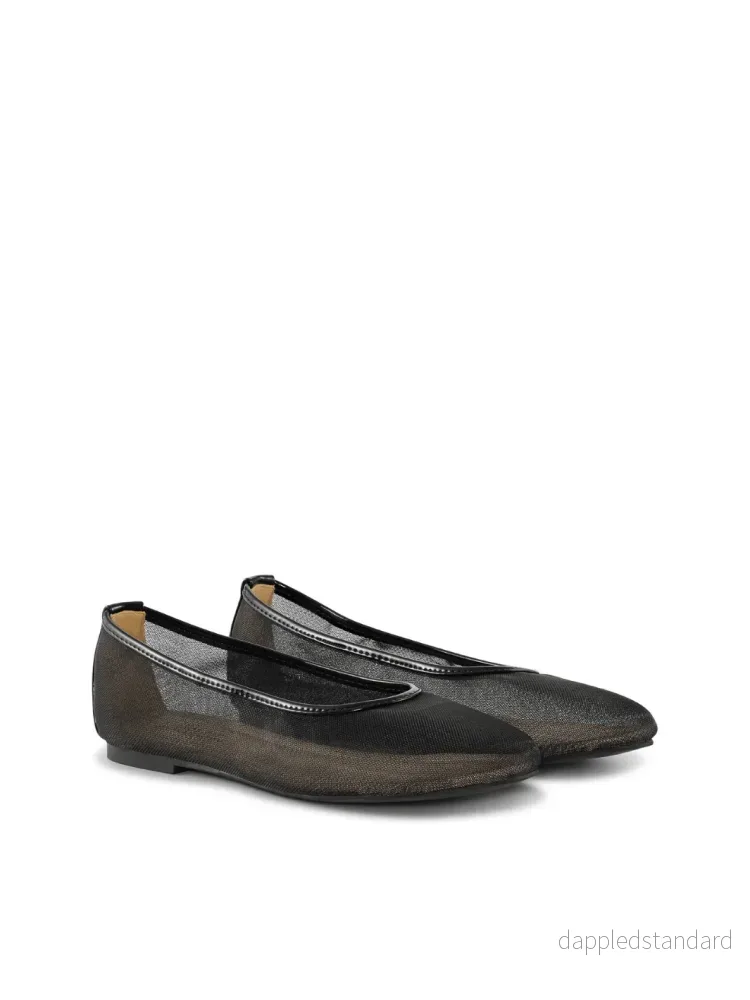 Shoe Biz Sort Pomona Close Ballerina I Mesh - Bild 2