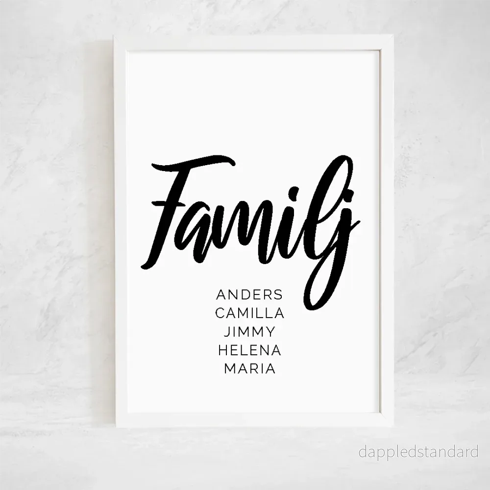 Poster | Familj Poster | Familj