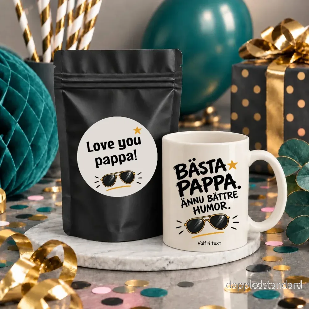 Presentpaket | Kaffe & Mugg | Pappa #2