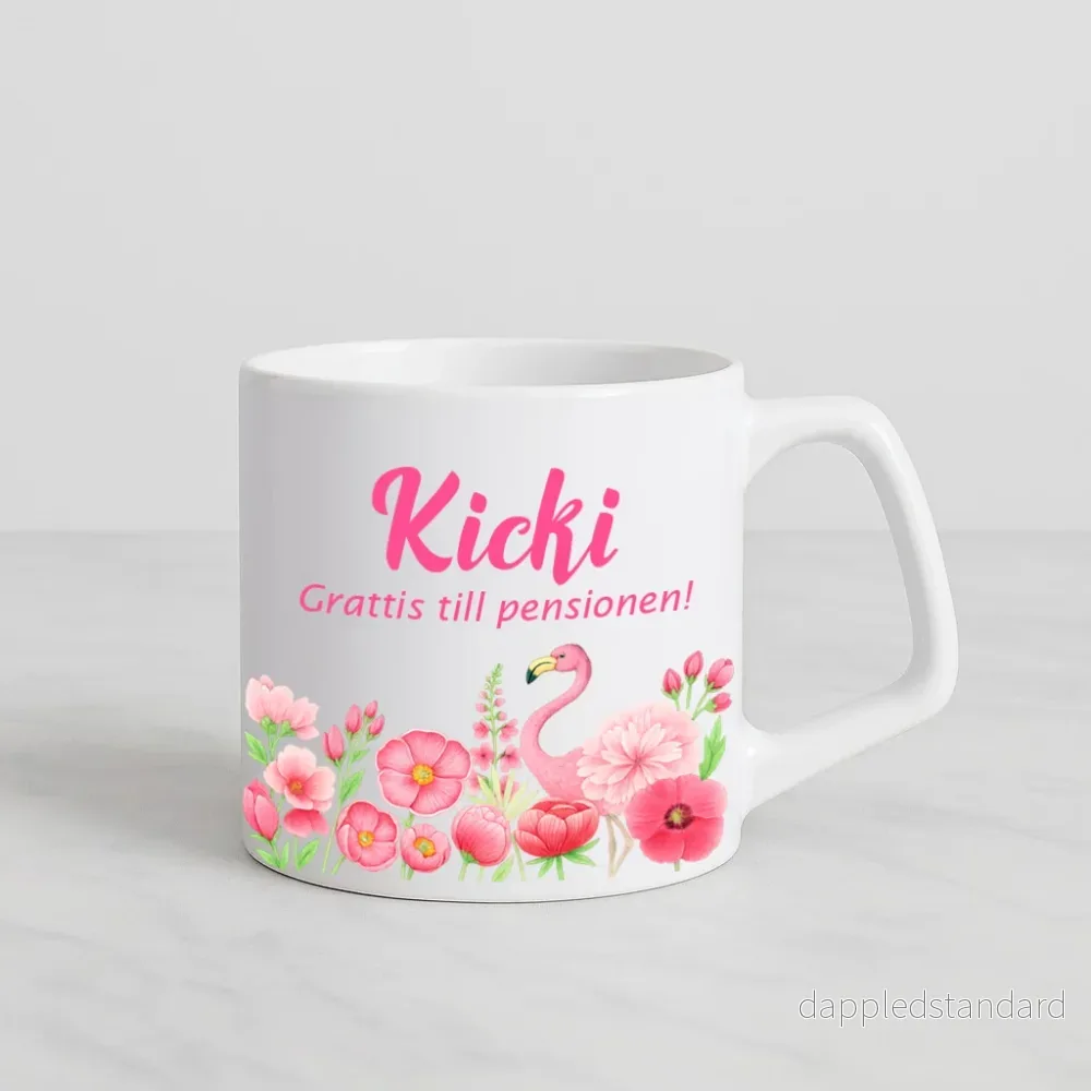 Kopp | Flamingo | Valfri text Kopp | Flamingo | Valfri text